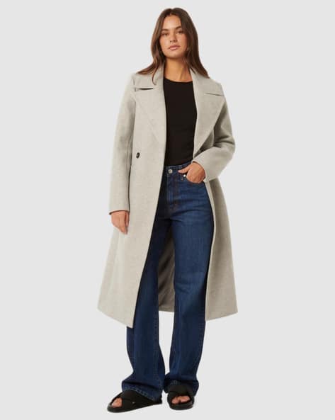 Buy Grey Marle Jackets Coats for Women by Forever New Online - Main Image