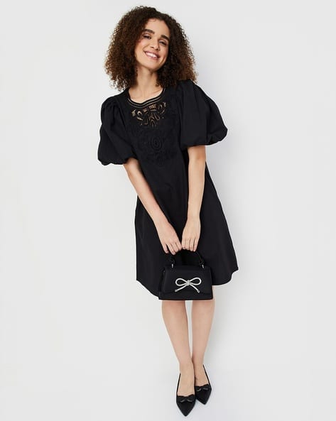 Buy BLACK Dresses for Women by MAX Online | Ajio.com Buy BLACK Dresses for Women by MAX Online | Ajio.com