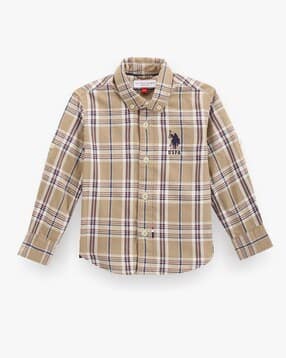 u.s. polo assn. Boys Checked Regular Fit Shirt-picture-29