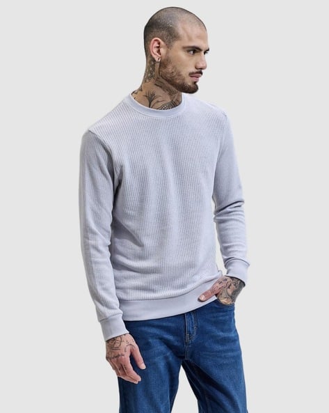Men Sweatshirt with Crew Neck