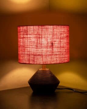 devansh Jute Shade Table Lamp with Wooden Base -picture-40