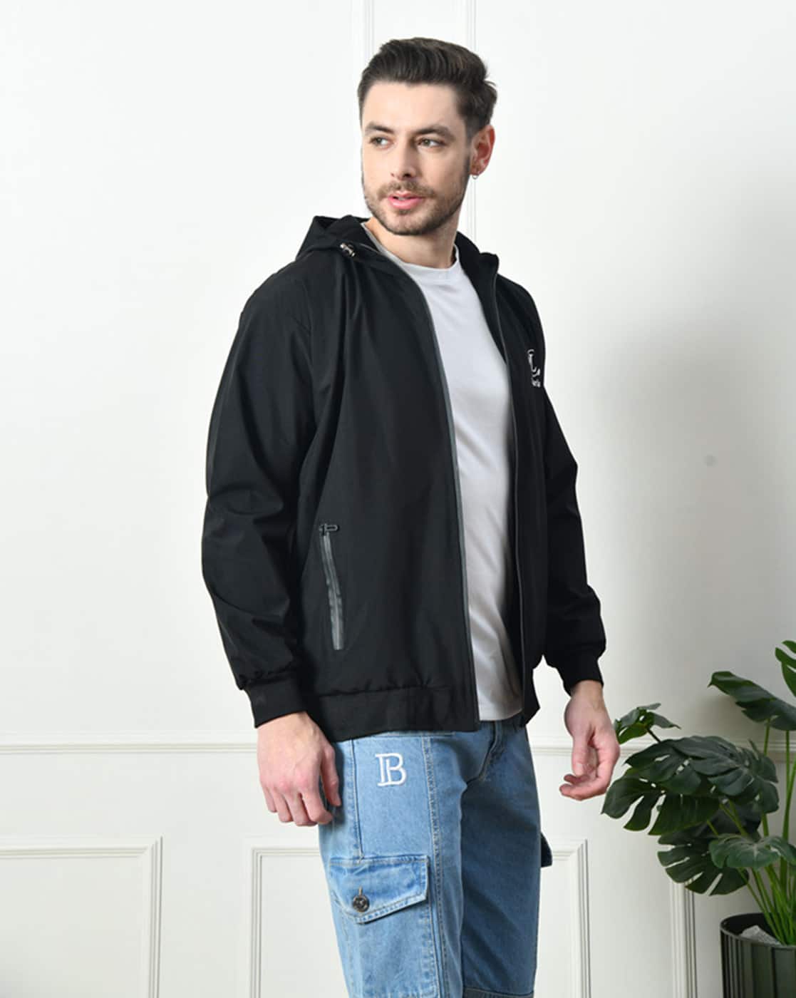 Buy Black Jackets & Coats for Men by Linaria Online | Ajio.com