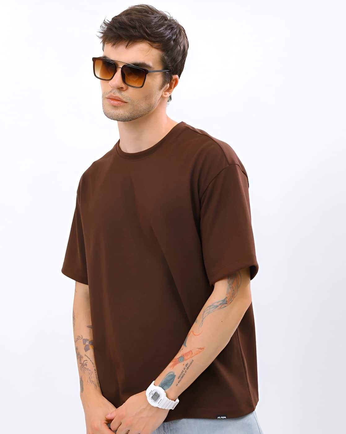 Buy Brown Tshirts for Men by JACK PARIS Online | Ajio.com