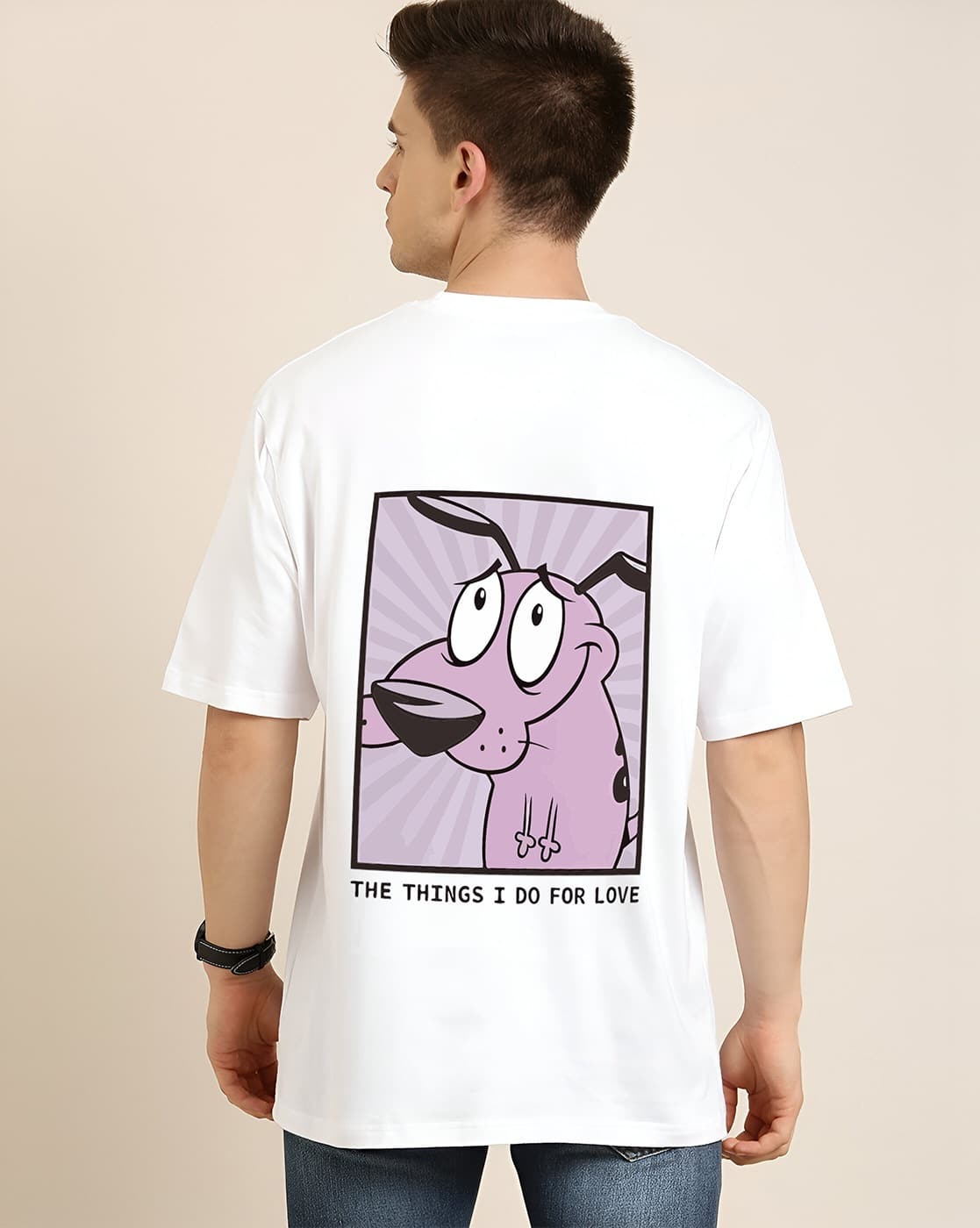 Buy JACK PARIS Courage The Cowardly Dog Over Online | Ajio.com