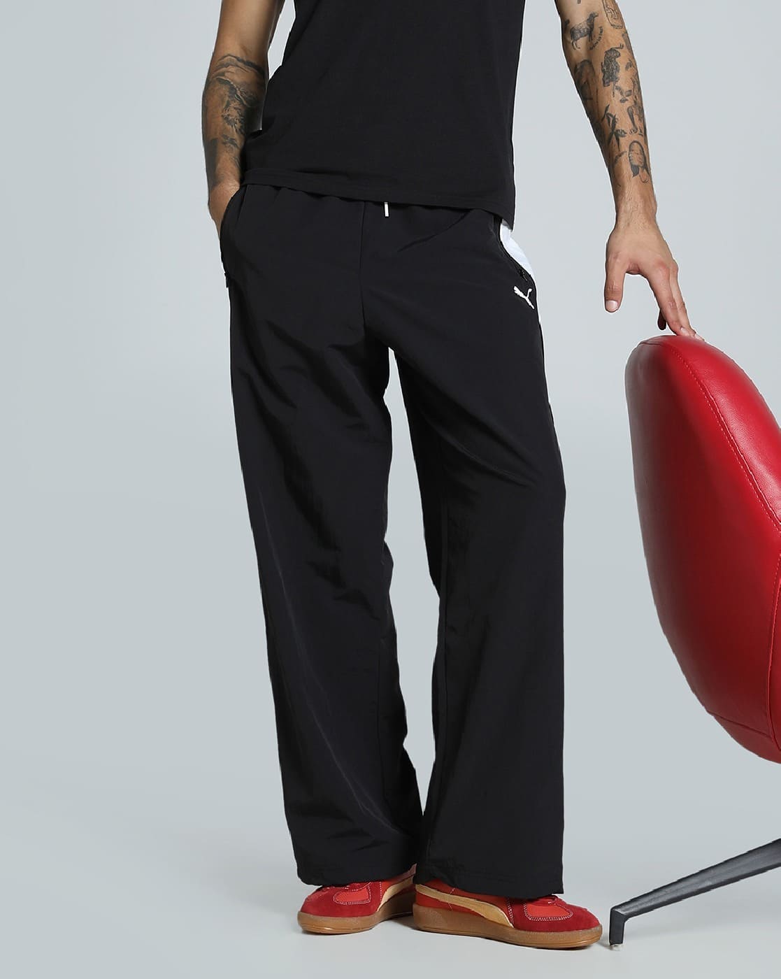 Buy PUMA T7 Oversized Track Pants Online | Ajio.com