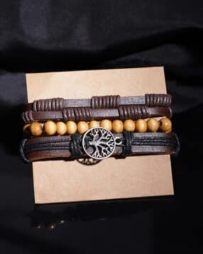 rubans Pack of 3 Men Multistrand Bracelets-picture-13