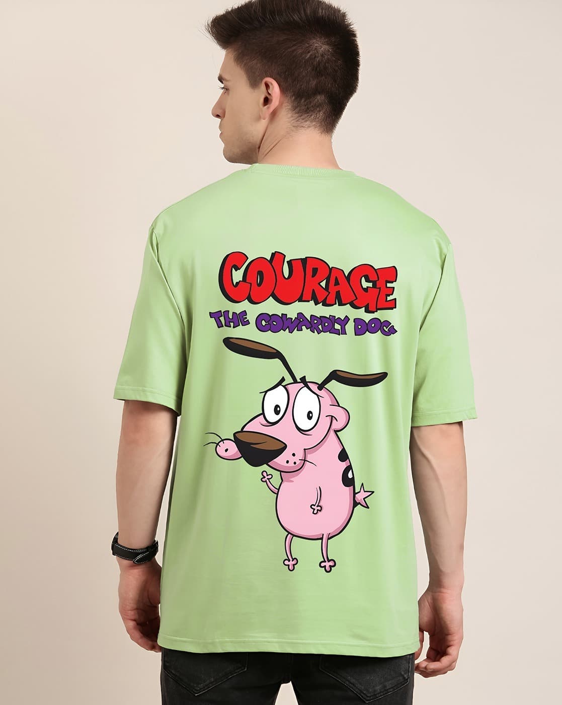 Buy JACK PARIS Courage The Cowardly Dog Over Online | Ajio.com