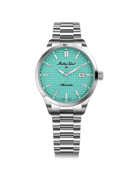 Buy Mathey- Tissot Men Swiss Made Automatic Silver Bracelet Style