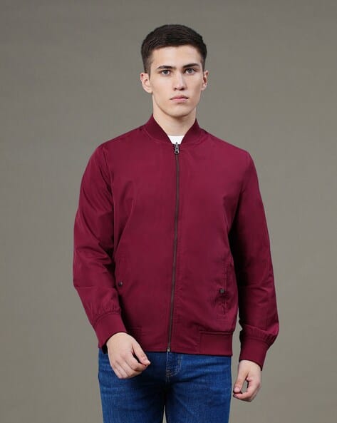 Buy Black Maroon Jackets Coats for Men by RED TAPE Online