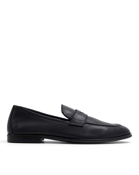 Buy Aldo Men Formal Shoes with Leather Upper Black Color Men
