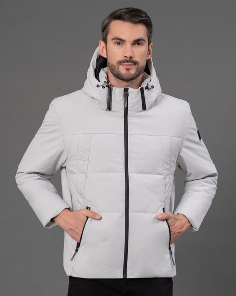 Men Regular Fit Puffer Jacket