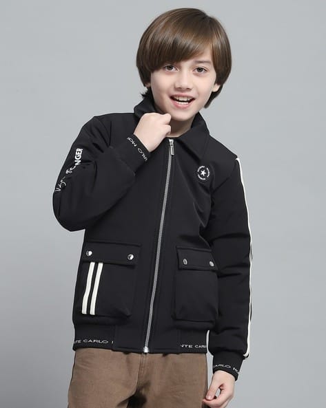 Buy Black Jackets Coats for Boys by MONTE CARLO Online