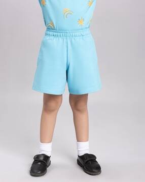 nmajs Looper Knit School Shorts for Girls and Boys-picture-0