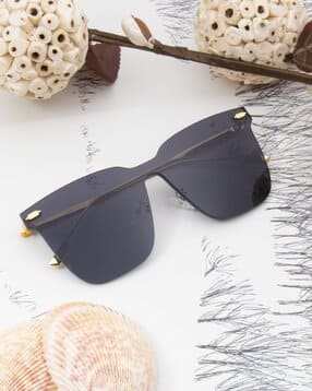 Women Rimless Sunglasses-image-3