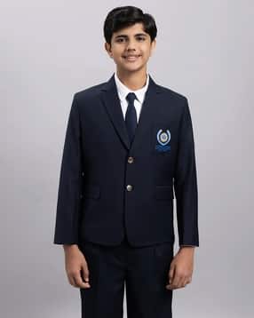 dhirubhai ambani int. school Boys Single-Breasted Formal School Blazer-picture-22