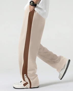jump cuts Men Colour-block Track Pants-picture-48