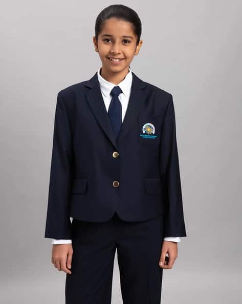 Buy Navy Blue Jackets Shrugs for Girls by NMAJS Online