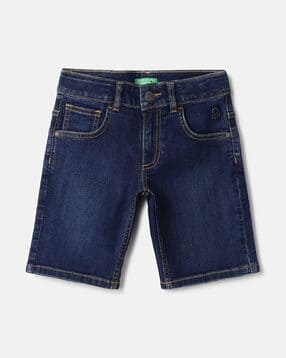 united colors of benetton Boys Washed Shorts-picture-39