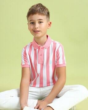 u.s. polo assn. Boys Striped Regular Fit Polo T-Shirt-picture-36