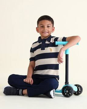 u.s. polo assn. Boys Striped Regular Fit Polo T-Shirt-picture-8