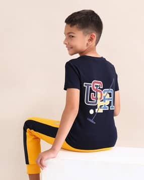 u.s. polo assn. Boys Logo Print Crew-Neck T-Shirt-picture-16