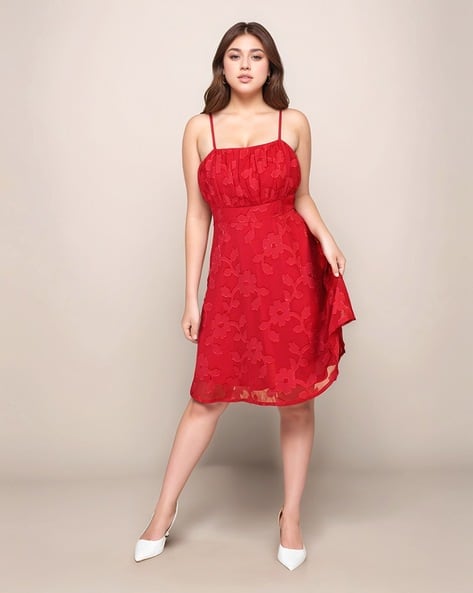 chinese dress ladies Buy Zink London Women's Navy Blue Lace A-Line Short Dress at Amazon.in