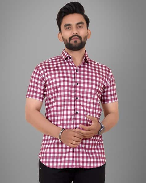 Voroxy X AG Men Checked Regular Fit Shirt