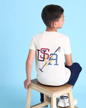 u.s. polo assn. Boys Logo Print Regular Fit Crew-Neck T-Shirt-picture-34