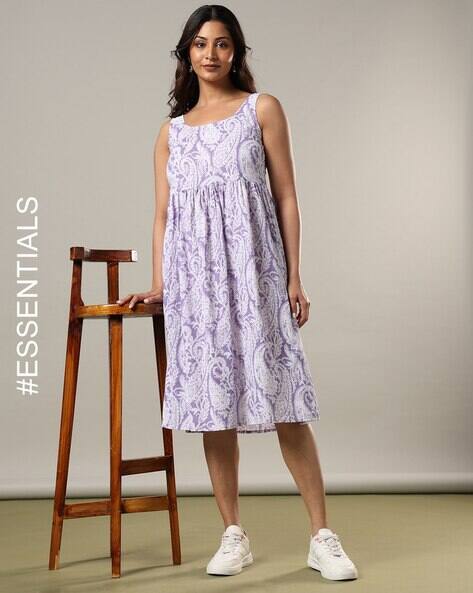 Acai Women Paisley Print A-Line Dress