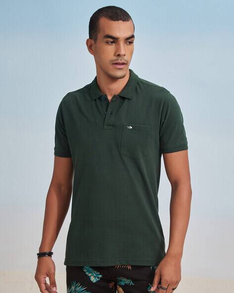 Buy Green Tshirts for Men by RED FLAME Online