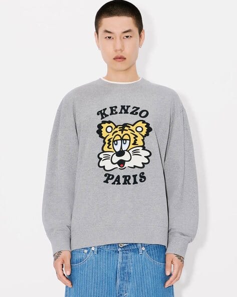 Buy KENZO Verdy Graphic Print Regular Fit Sweatshirt | Black Color