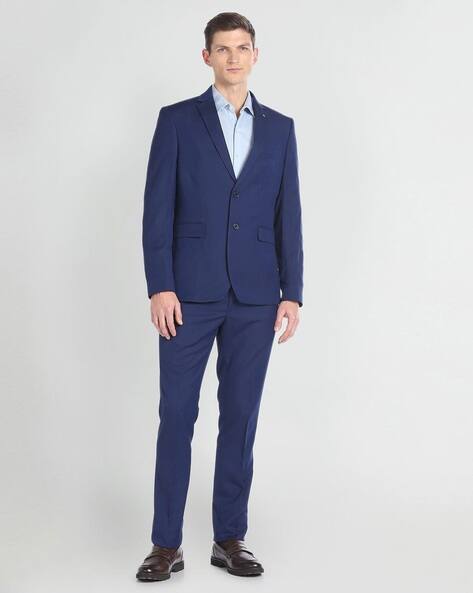ARROW Men Regular Fit Blazer & Trousers Set