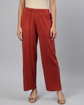 aurelia Women Straight Fit Winter Palazzos-picture-51