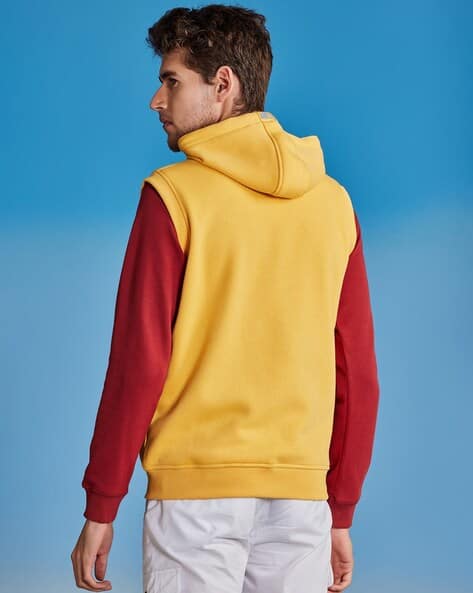 Buy Yellow Sweatshirt \u0026 Hoodies for Men by RED FLAME Online | Ajio.com