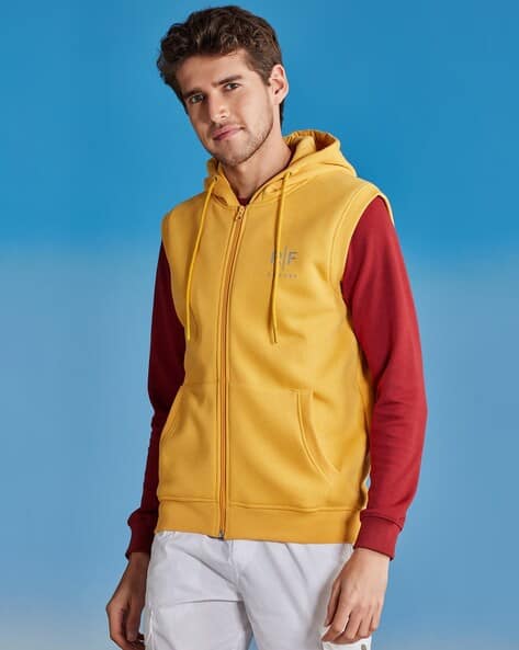 hooded sweatshirts orange and yellow hoodie