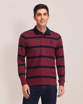 us polo assn. Men Striped Slim Fit Polo T-Shirt-picture-21