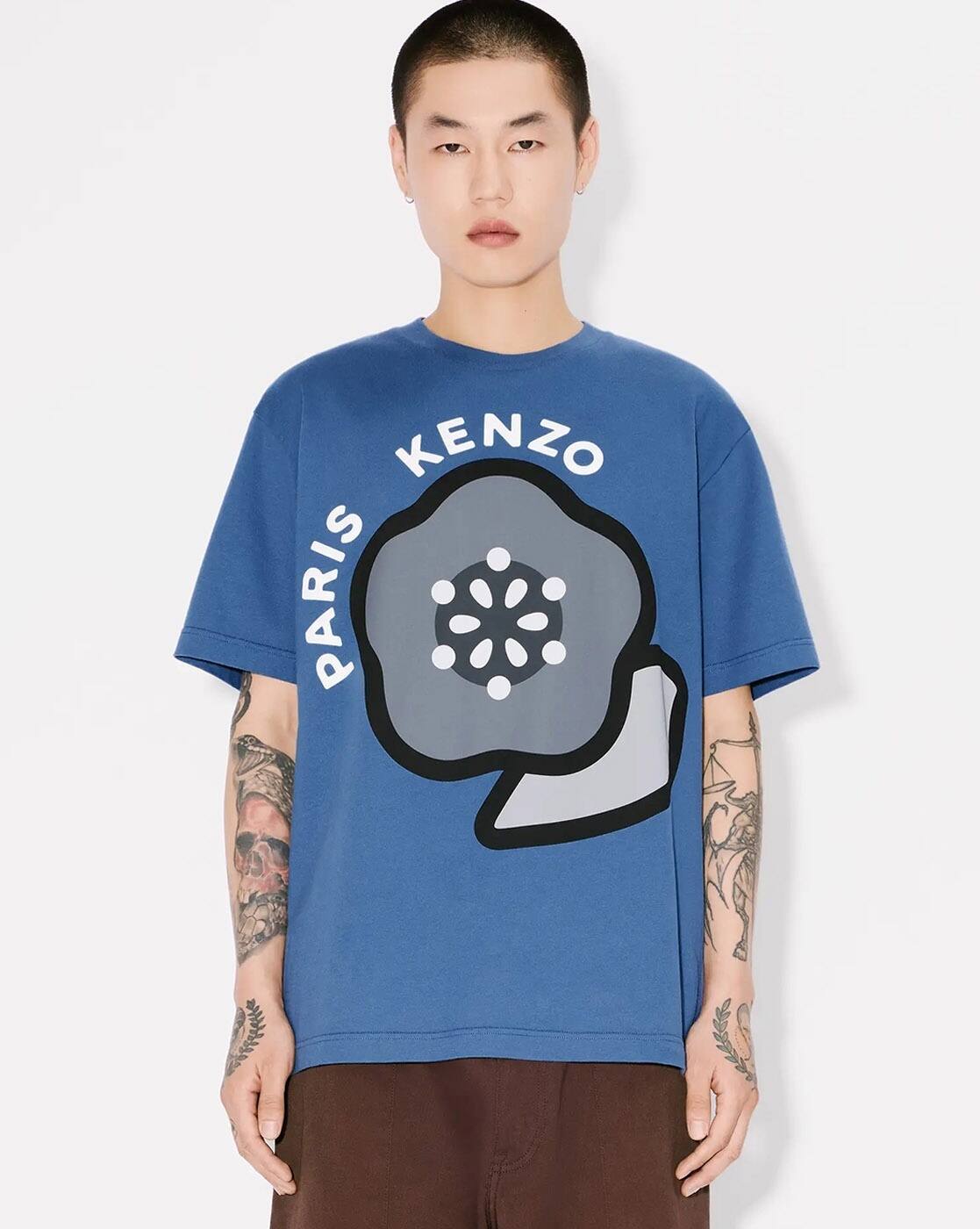 ★送料 関税込★KENZO★Boke Flower T-Shirt Midnight Blue★ ☆送料 関税込☆KENZO☆Boke Flower T-Shirt Midnight Blue