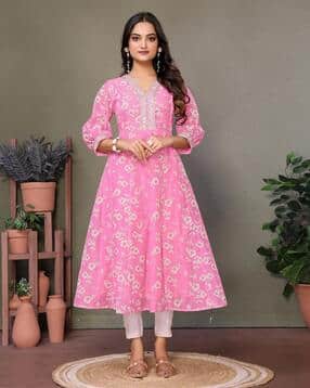 rangita Women Embroidery Anarkali Kurta-picture-32