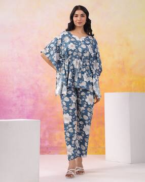 ichaa Floral Nightwear Set-picture-11