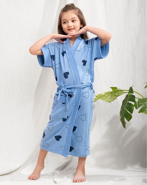 Buy Blue Towels Bath Robes for Home Kitchen by Hot Gown Online