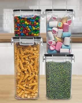 decor twist Set of 4 BPA-Free Storage Containers-picture-34