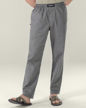 damensch Men Printed Relaxed Fit Cotton Pyjamas-picture-35