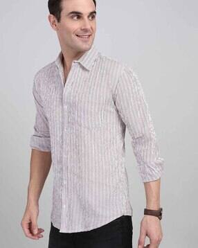 kekra Men's Textured Regular Fit Shirt-picture-28