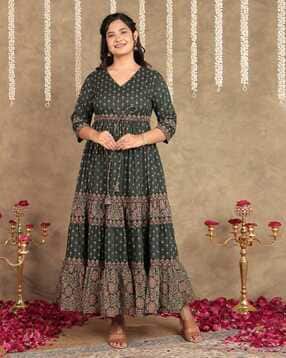 aramya Women Floral Flared Kurta-picture-53