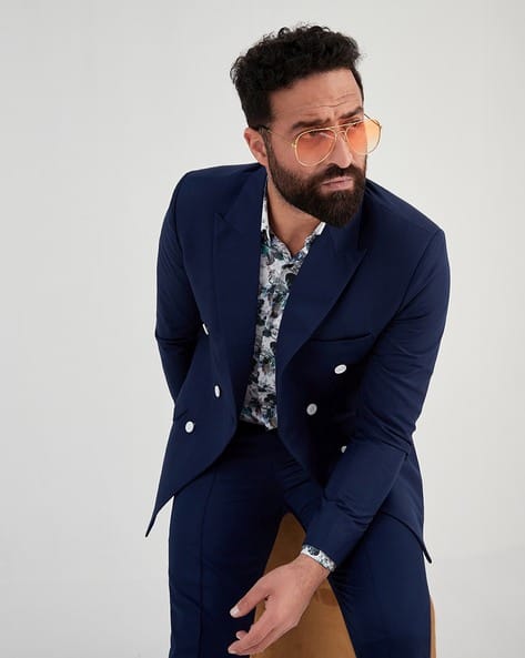 Buy Blue Blazers Waistcoats for Men by MR BUTTON Online