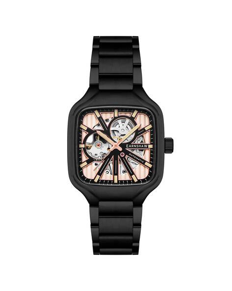 Earnshaw ES-8294-55 Analogue Watch with Deployant Clasp Closure