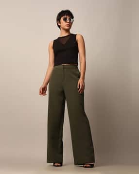 only Women Straight Fit Flat-Front Trousers-picture-43