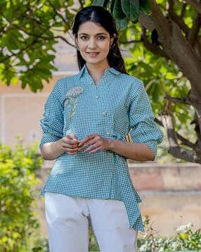 svaraa Women Embellished Embroidery Top-picture-16
