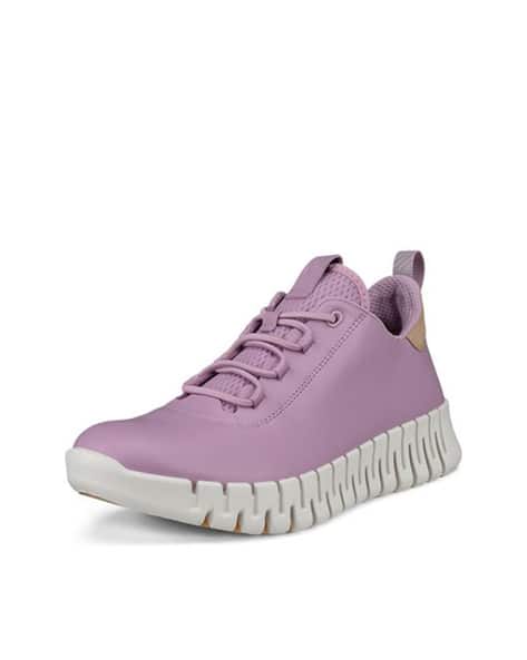 Buy ECCO Lace-Up Sneakers Mid Tops Lavender Mist/Powder Color