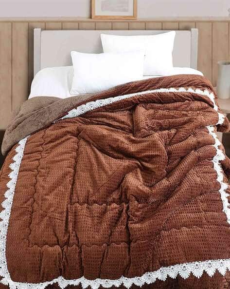 Buy Cocoa Blankets, Dohars Quilts for Home Kitchen by Stylla